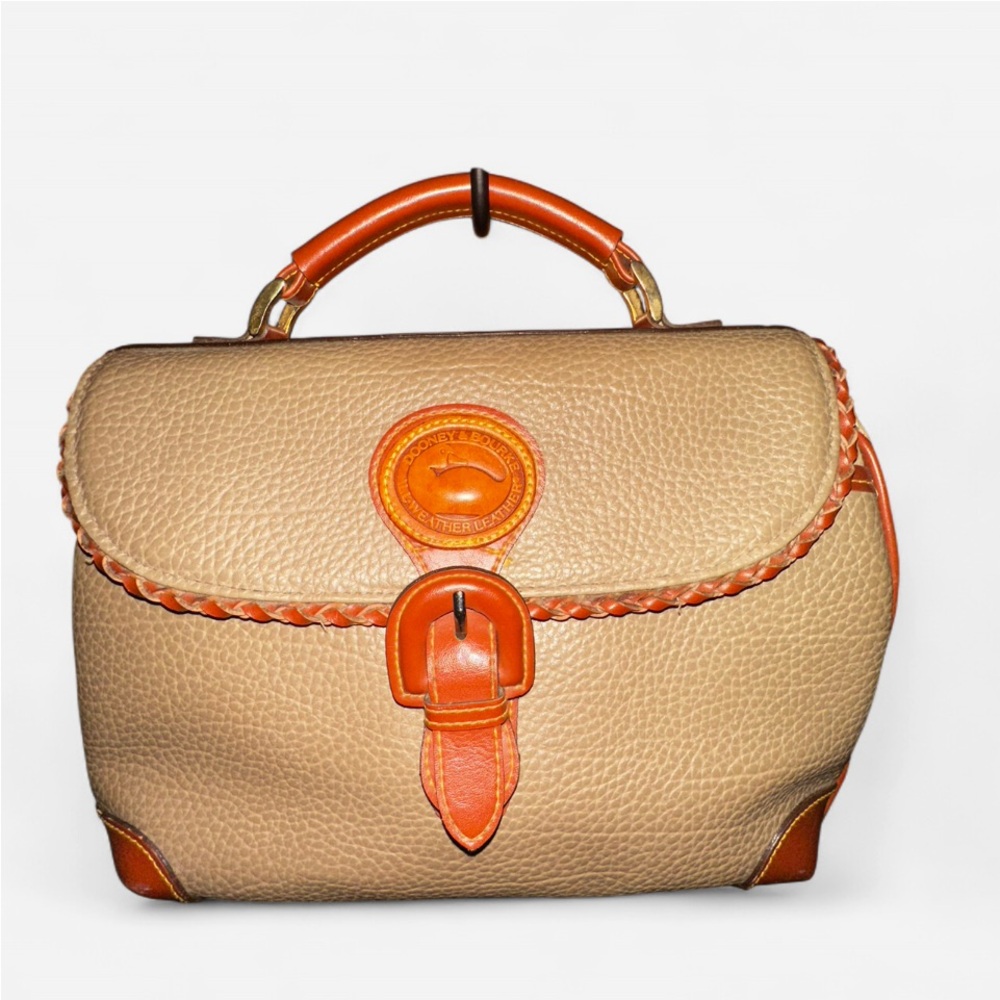 Vintage Dooney & Bourke leather classic handbag